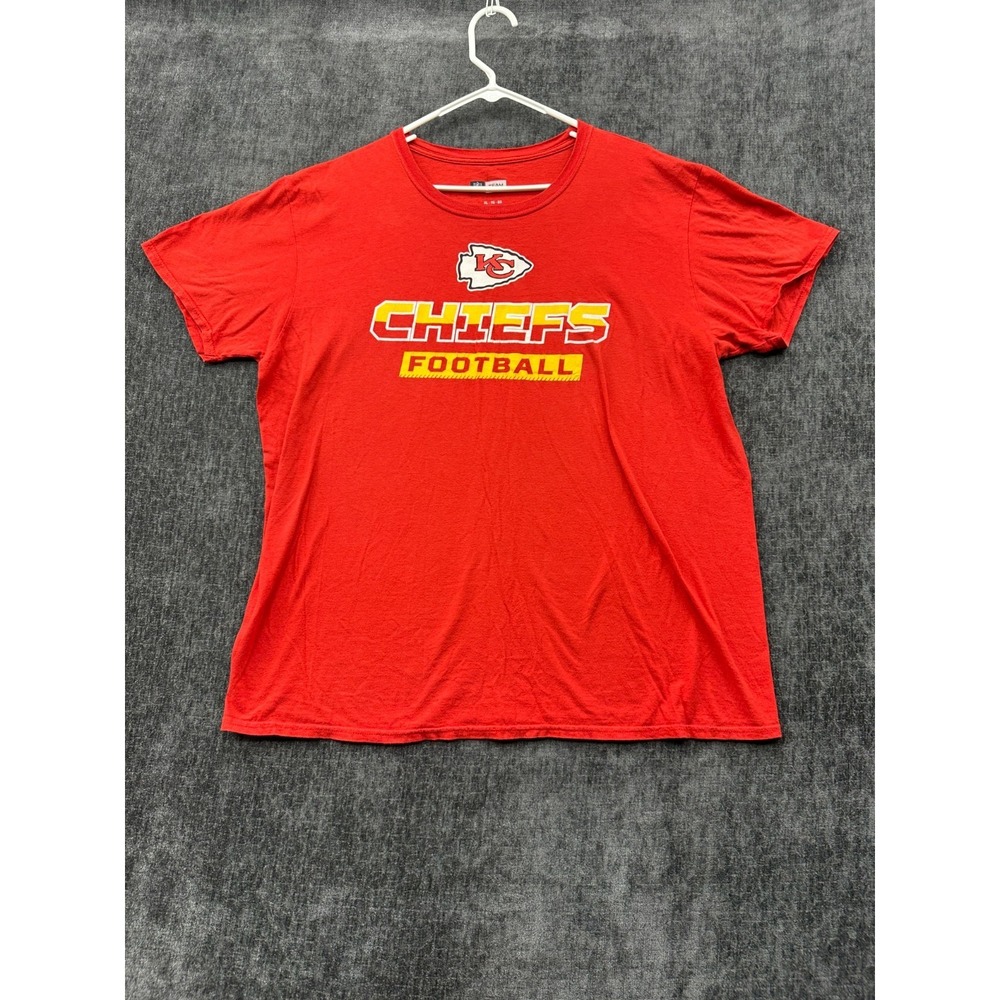 Kansas City Chiefs T Shirt‎ Mens XL Red NFL Football Team Apparel Sportswear